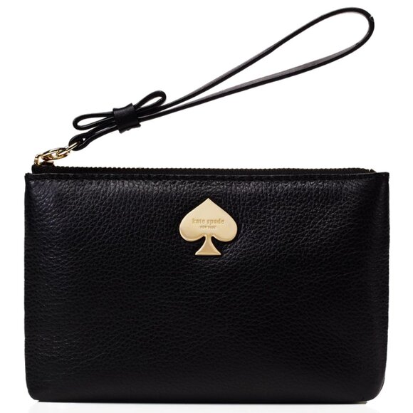 Kate Spade Leroy Street Black Bee Wristlet WLRU1890 - Picture 1 of 12